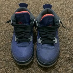 Loyal blue Jordan 4s